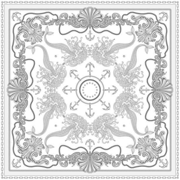 White Pearl Scarf Patterns image 1