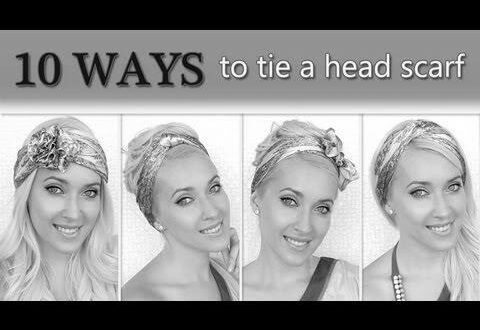How to Wear a Scarf Headband image 0