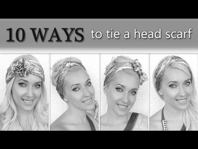 How to Wear a Scarf Headband image 2